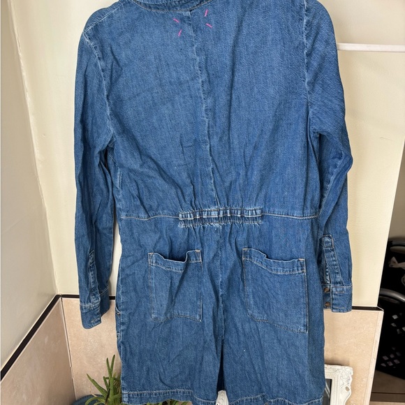 Hatch Denim Utility Romper (Maternity) - Picture 4 of 5